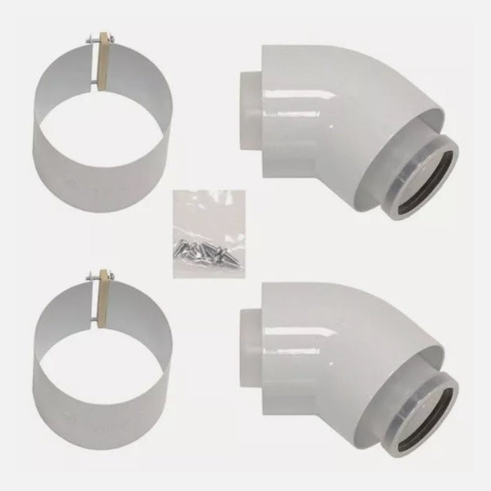 Vaillant 303911 Elbow Pair 2x 100mm Diameter 45°