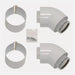 Vaillant 303911 Elbow Pair 2x 100mm Diameter 45°