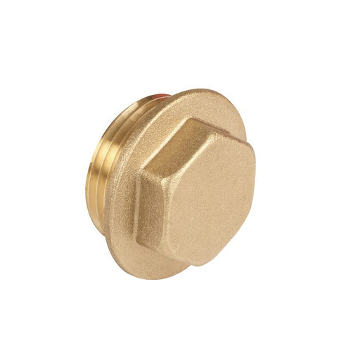 Embrass Peerless Brass Flanged Plug 1/8"