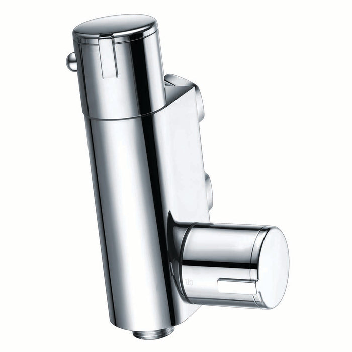 Scudo Thermostatic Vertical Valve for Douche Chrome