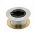 Embrass Peerless Bath Waste Solid Tail 1.1/2" Tubby brass backnut, poly plug and chain CP