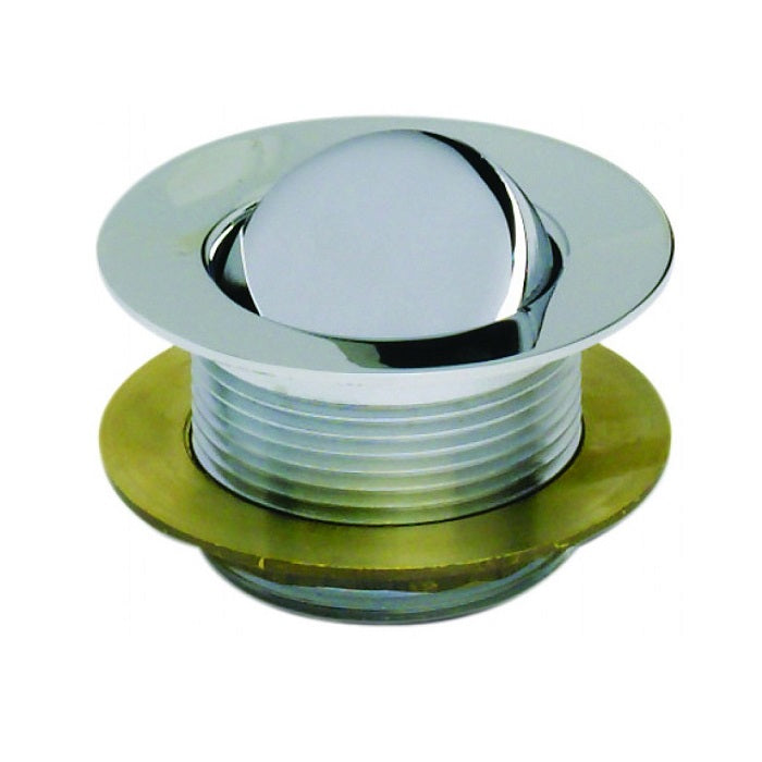 Embrass Peerless Bath Waste Flip Plug Solid 1.1/2" plastic backnut CP