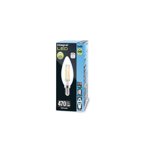 Omni Filament Candle Bulb E14 3.4W Cool White 4000
