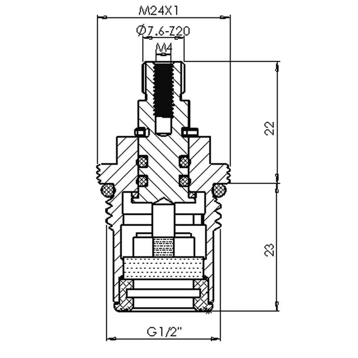 Inventive Creations Tap Cartridge CC17 Pair