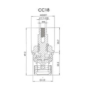 Inventive Creations Tap Cartridge CC18 Pair