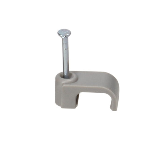 CED 4.0mm Cable Clips Grey 100pcs