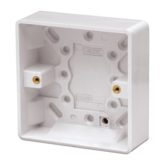 CLICK 1G 25MM PATTRESS BOX UK