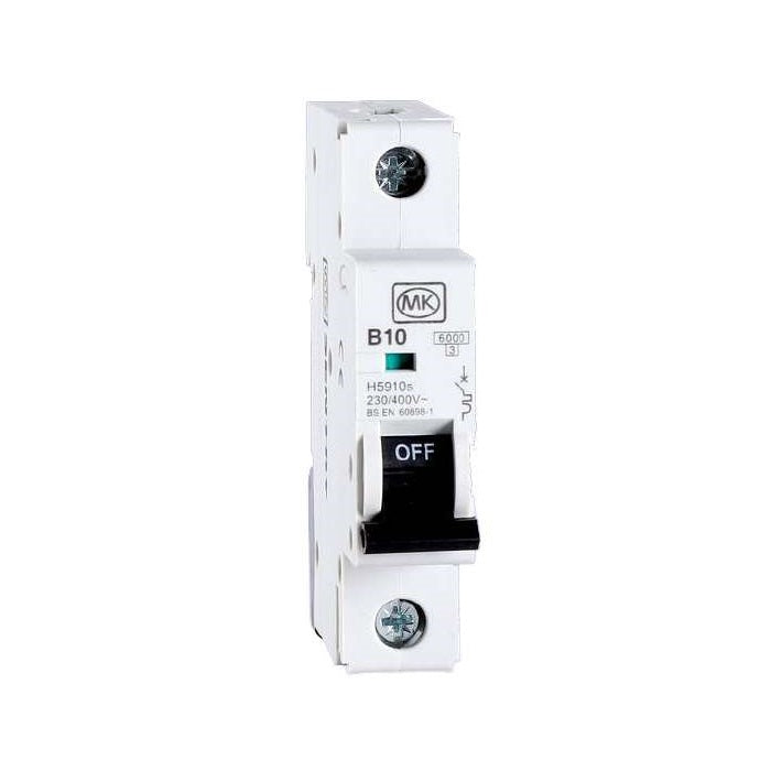MK MCB Single Pole Type B 10Amp 230v