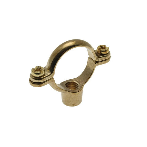 Embrass Peerless 22mm Die-Cast Single Ring Clip – Brass