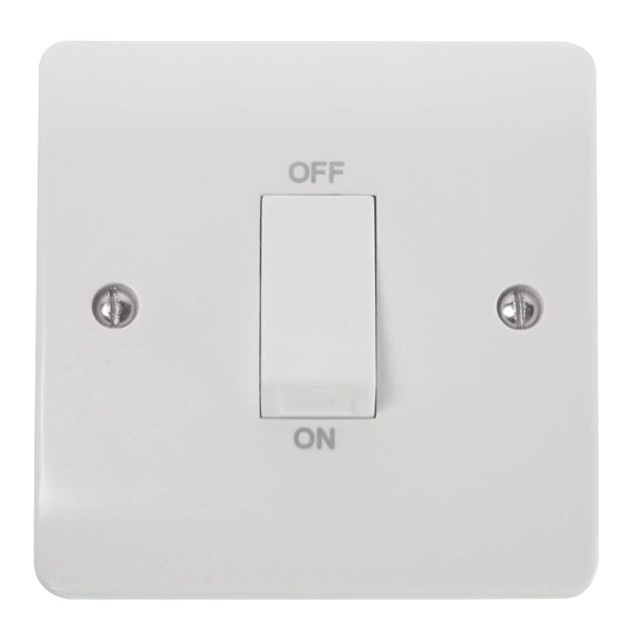 CLICK 1GANG 45A DP SWITCH UK