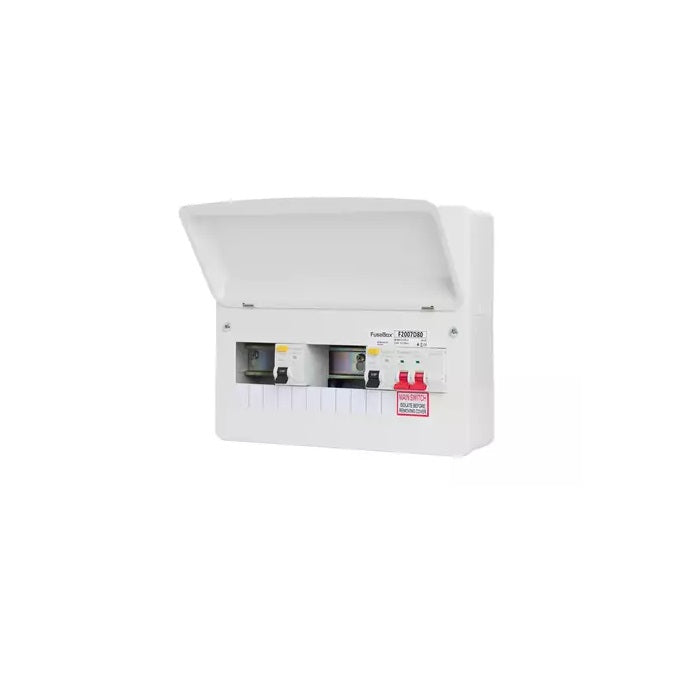 FuseBox 17 Way Dual 80A 30MA RCD Consumer Unit