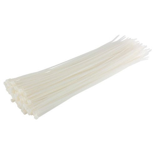 160mm x 4.8mm Cable Ties Natural