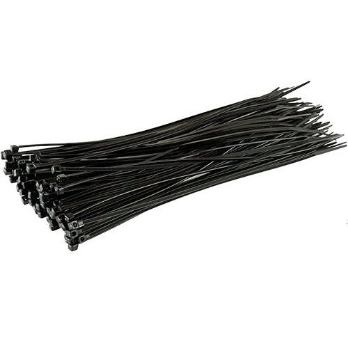 160mm x 4.8mm Cable Ties Black