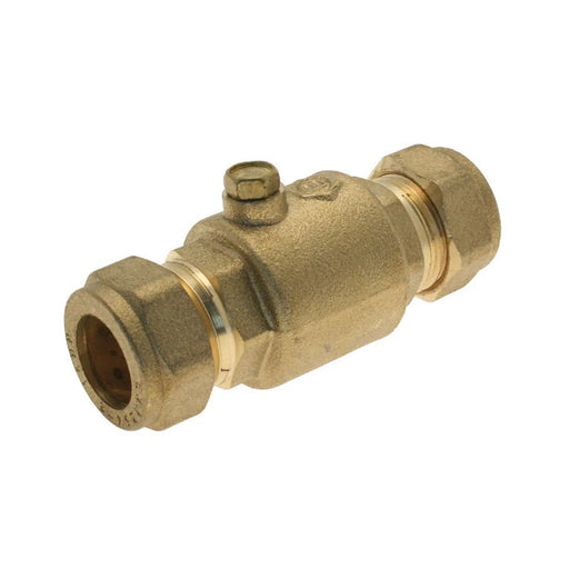 Embrass Peerless 22mm Single Check Valve Brass C x C