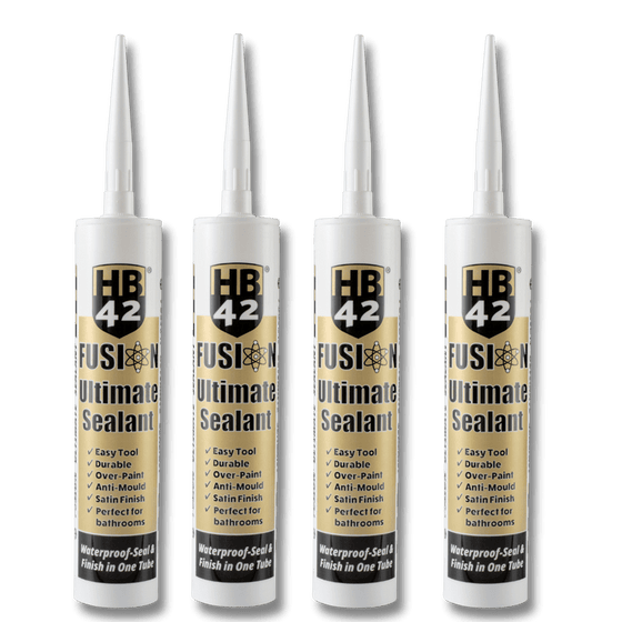 HB42 Ultimate Sealant/Adhesive 290ml Clear x 12Pcs