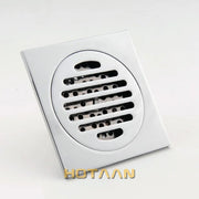 10cm Chrome Floor Shower Drainer