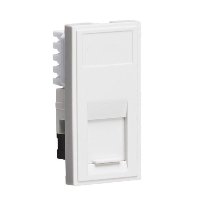 Knightsbridge UTP CAT6 RJ45 Outlet Module 25 x 50mm - White