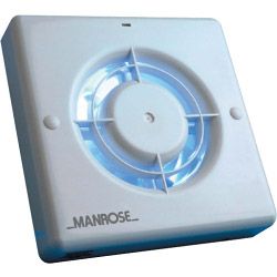 Manrose Retail Clam Packed 100mm 4" Fan - Standard