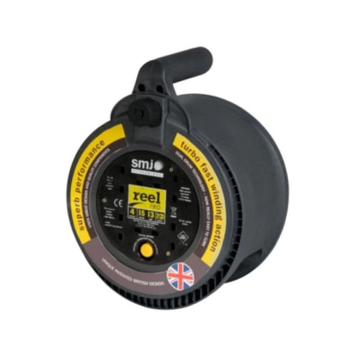 Smj 4 Gang Extension Reel 13Amp 15m 4 Outlets