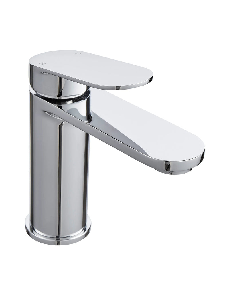 Kartell Excel Mono Basin Mixer Tap with Push Waste — Chrome