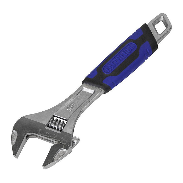 Faithfull Adjustable Spanner Set 3pcs Matt Chrome