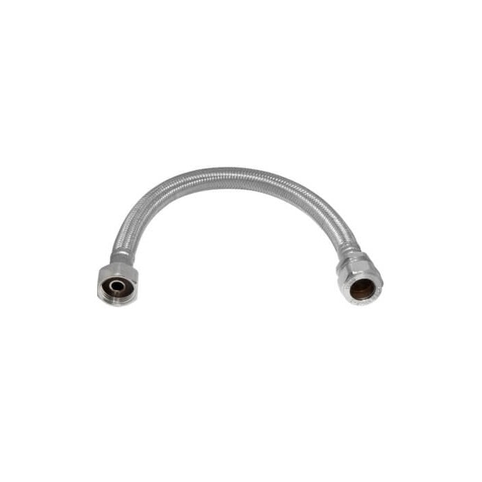 Embrass Peerless Flexible Tap Connector Push Fit 22mm x 3/4" x 300mm