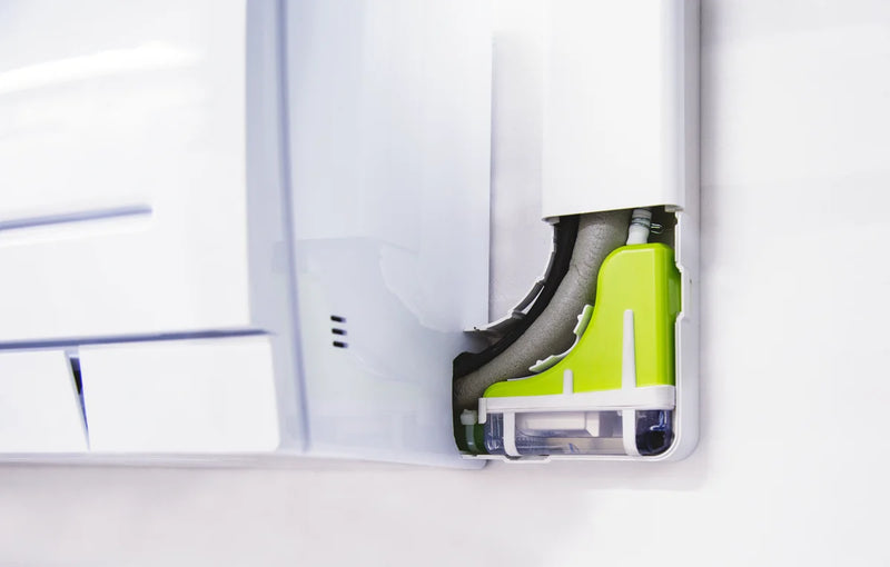 Aspen Silent+ Mini Lime Condensate Pump with S-Ducting – White
