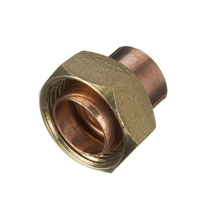 Embrass Peerless Fusion End Feed Cylinder Union Straight 22mm x 1"