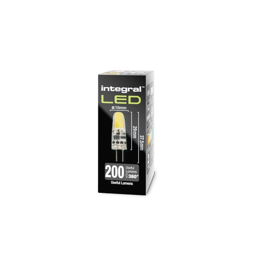 Integral Led G4 ulb 200LM 1.6W 2700K Non-Dimmable 320 Beam Clear