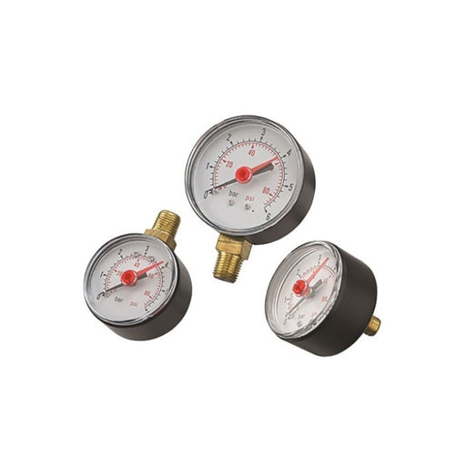 KeyPlumb RWC - Pressure Gauge - 63mm Dial - 0-10 Bar - 1/4" MBSP