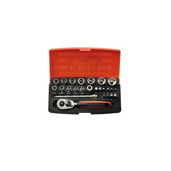 Bahco SL25 Pro 1/4 Inch 25 Piece Socket Set BAHSL2