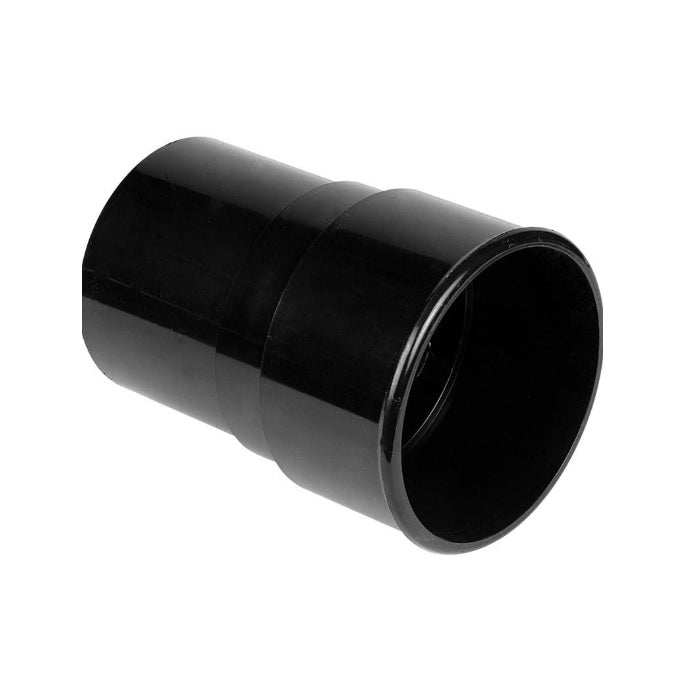 Aquaflow Half Round Pipe Socket Black