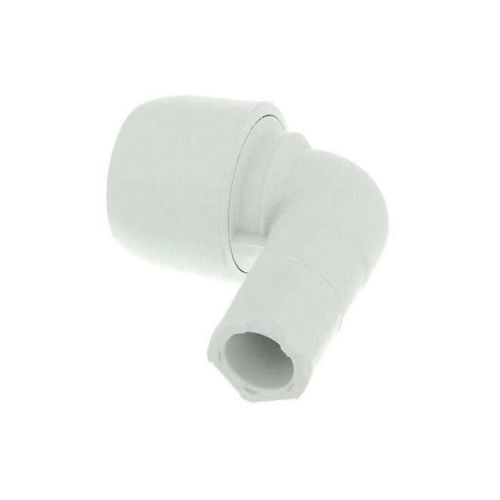 Hep2O 15mm 90 Degree Spigot Elbow, White