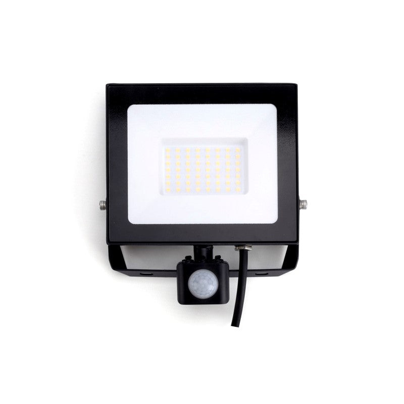 Integral LED Compact Slim Floodlight 50W PIR Motion Sensor Warm White IP65
