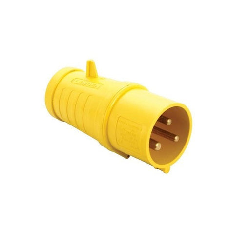 AXIOM Industrial 32A 110v 3 Pin Plug - Yellow