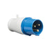 Knightsbridge 240V IP44 16A Plug 2P+E - Blue