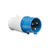 Knightsbridge 240V IP44 32A Plug 2P+E - Blue