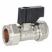 Embrass Peerless Isolating Valve c/w Lever CP 15mm