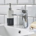 Excel Mono Basin Mixer with Push Waste