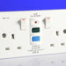 Knightsbridge 13A 2 Gang RCD Switched Socket - White