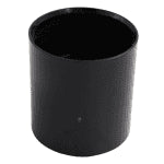 50mm Straight Coupling Black