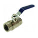 Embrass Peerless Lever Ball Valve Female Blue Handle 1/2"