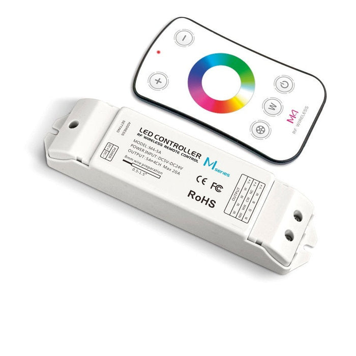 RF Receiver & Remote Touch RGBW 5-24V