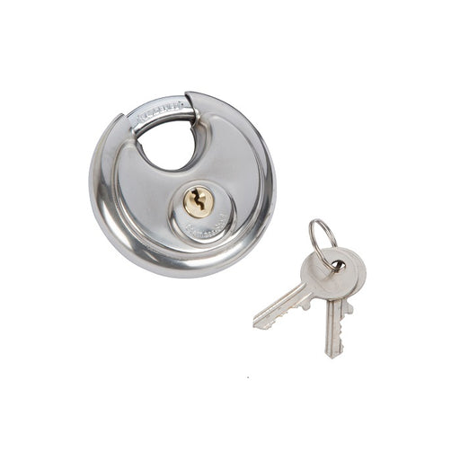 BlueSpot 70mm Discus Lock Stainless Steel