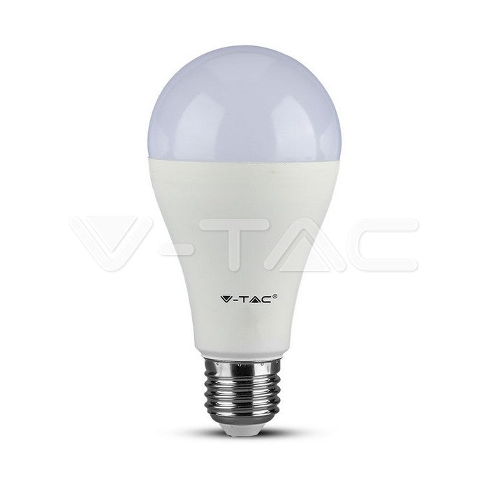 V-TAC VT-215 15W A65 LED PLASTIC BULB-SAMSUNG CHIP COLORCODE:6400K E27