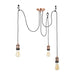 INLIGHT Padua 3 Light Cable Set E27 Cable Ceiling AntCop