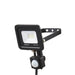 Stanley 10W LED Slimline Floodlight with PIR Black