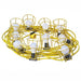 Faithfull Festoon Lights 22M 10 Bulbs 110V