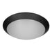 Meridian 12W Led Circular Bulkhead Outdoor Fitting, IP66, Black, 1080 Lumens