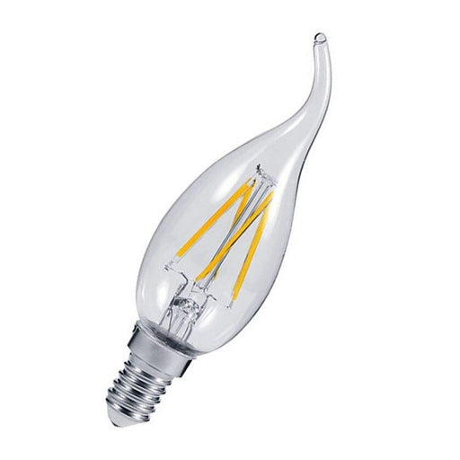 Meridian 4W Filament E14 TIP Candle Lamp 3000K